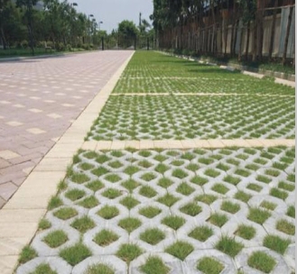 草坪砖是一种环保又美观实用的铺装材料